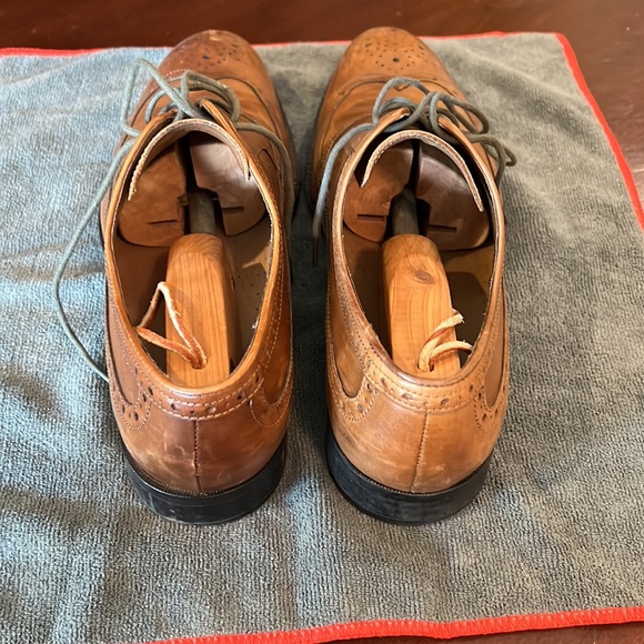 Johnston & Murphy Tyndall Wing Saddle Tan 20-3152 size 11.5 - Picture 4 of 6